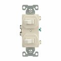 American Imaginations 15 AMP Rectangle Ivory Electrical Switch Plastic-Aluminum AI-36824